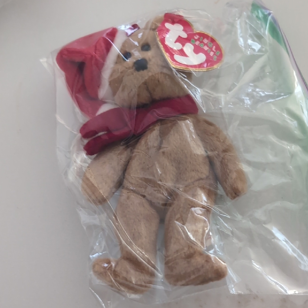 Ty Jingle Beanie 1997 Teddy Holiday